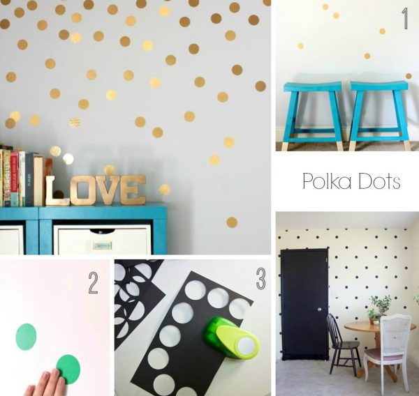 decoración polka dots